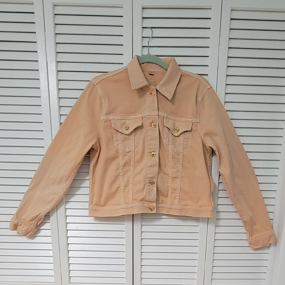 Michael Kors Ladies Crop Jean Jacket